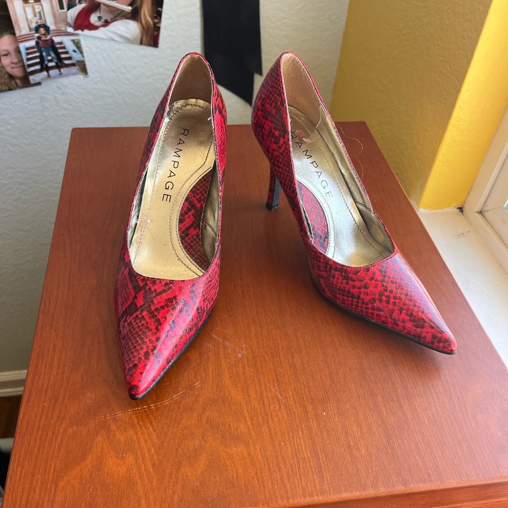 Rampage Red Heels